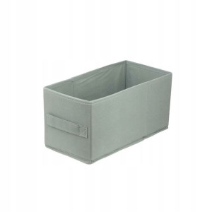 Pudełko tekstylne Spaceo Kub 15 x 31 x 15 cm jasnoszare