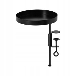 Kwietnik na parapet śr.18 cm czarny loftowy