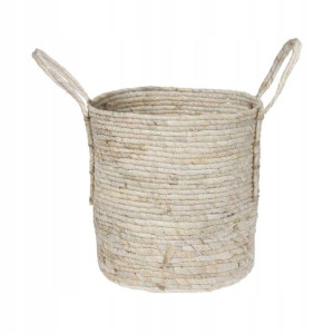 Koszyk dekoracyjny beżowy 33 cm