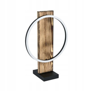 Lampa stołowa Boyal ciemne drewno LED Eglo