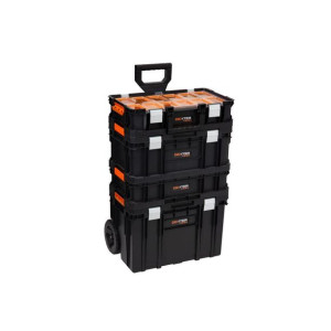 Modularny zestaw skrzyń narzędziowych na kołach 39 x 53.5 x 82 cm Dexter PR