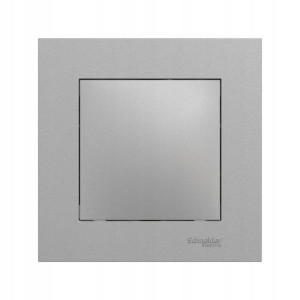 Zaślepka gniazda Miluz Ed aluminium SCHNEIDER ELECTRIC