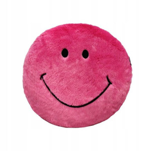 Poduszka dla dzieci okrągła Super Smile fuksja śr. 45 cm