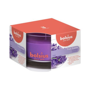 Świeca zapachowa w szkle True Scents lawenda Bolsius