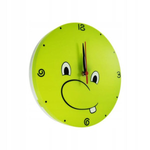 Lampka dziecięca z zegarem Smok zielona LED Eko-Light