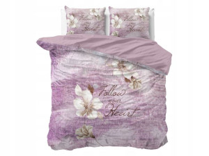 Pościel PURE COTTON Follow Fioletowa 200x200