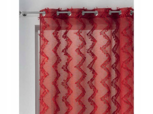Firana Gotowa Czerwona DANY 140x280