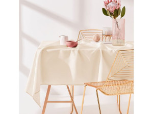 Obrus Plamoodporny Aura Ecru 140x300