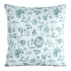 Poszewka w kwiaty ORTEX 45X45 Miętowa