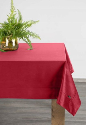 Obrus Bieżnik Welurowy Velvet 145X260 CM BORDOWY