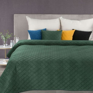 Koc Narzuta Kapa Velvet Welur 170X210 Zielona