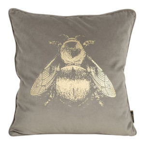 Poszewka błyszcząca glamour 45X45 Beżowa