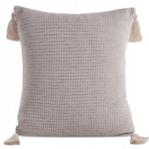 Poszewka Dekoracyjna BOHO Eko Beż 3 45X45 Beżowa