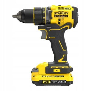 Wiertarko-wkrętarka bezszczotkowa Stanley Fatmax 18 V 2 x 2,0 Ah z kufrem