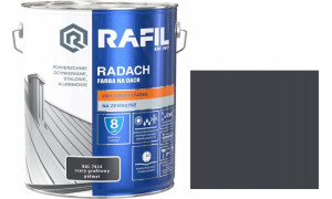 Rafil Radach - Szary Grafitowy Ral7024 10l Półmat