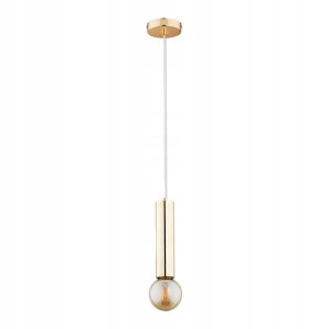 Lampa wisząca Alfa Jazz 1-punktowa E27 mosiądz