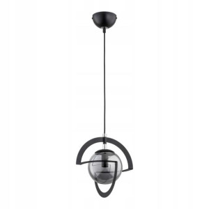 Lampa wisząca Alfa Cabrio 1-punktowa E27 czarna