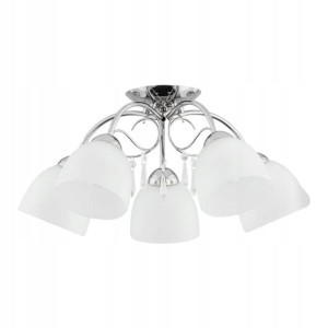 Lampa wisząca Alfa Nata 5-punktowa E27 chrom
