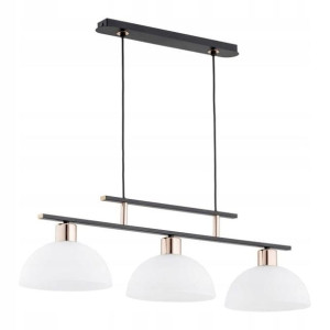 Lampa wisząca Alfa Etiuda 3-punktowa E27 czarna