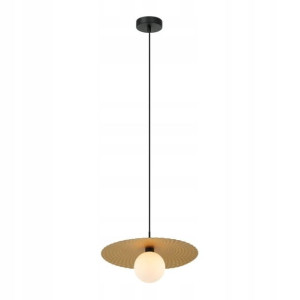 Lampa wisząca Italux Malor 1-punktowa G9 złota