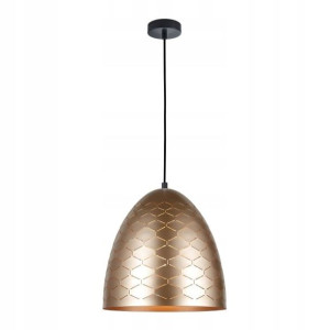 Lampa wisząca Italux Leilani 1-punktowa E27 złota