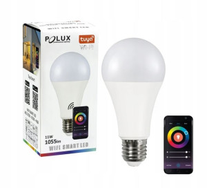 Żarówka LED E27 1055lm 11W RGB + biały WiFi