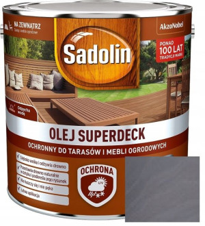 Sadolin Olej Superdeck Do Tarasów Antracyt 2.5l