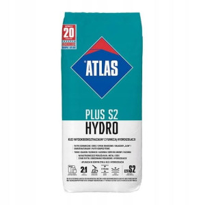 Klej do glazury i terakoty Atlas Plus S2 Hydro 15 kg