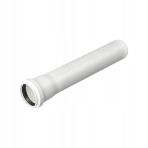 Rura kanalizacyjna z kielichem Pipelife Comfort S14 40 / 1000 mm biała