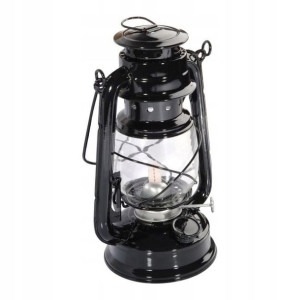 Lampa naftowa 24 cm czarna