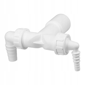 Adapter podwójny do pralki / suszarki Tycner 40/32 mm
