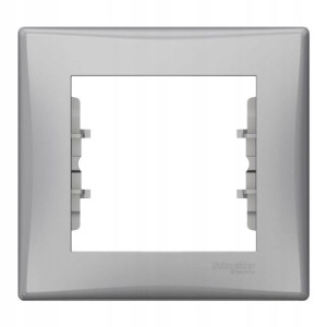 Ramka pojedyncza Schneider Electric Sedna aluminium