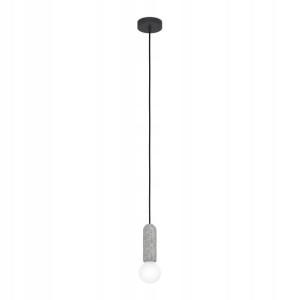 Lampa wisząca Giaconecchia 1 x E27 szara