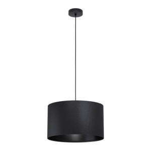 Lampa wisząca Maserlo 1 1 x E27 czarna
