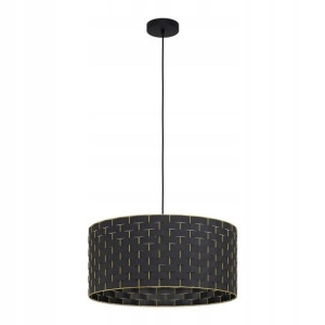 Lampa wisząca Marasales L 1 x E27 czarna