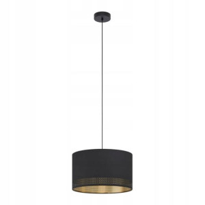 Lampa wisząca Esteperra 1 x E27 czarna