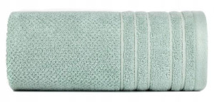Ręcznik Bawełna Frotte Paski 50x90 Cm Miętowy