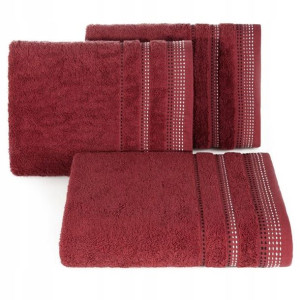 Ręcznik Bawełna Frotte 500g/m2 70x140 Cm Bordowy