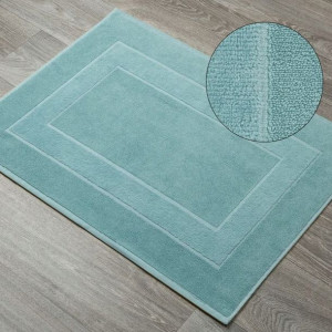 Dywanik Łazienkowy Prostokątny Ramka 60x90 Miętowy