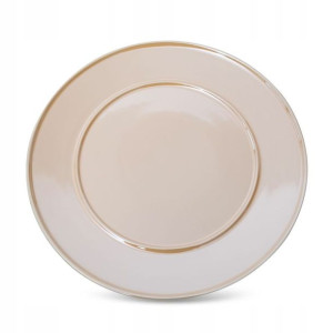 Patera Dekoracyjna Ozdobna Talerz 30 Cm Beżowa
