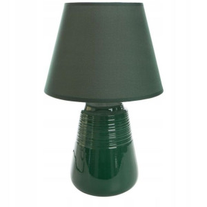 Lampa Lampka Nocna Stojąca Ozdobna 25x40 Zielona