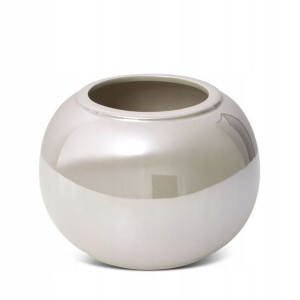 Osłonka Na Doniczkę Ceramiczna 22x16 Cm Perłowa