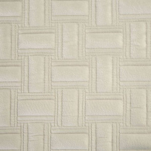 Narzuta Geometryczna Welur Velvet 170x210 Kremowa