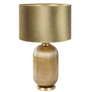 Ozdobna Lampa Lampka Stojąca Nocna41x65 Kremowa