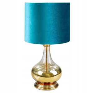 Nowoczesna Lampa Lampka Nocna 32x61 Turkus