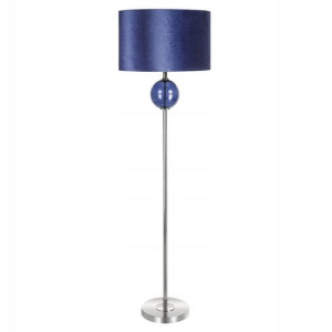 Lampa Glamour podłogowa - Granatowa 46X46X157Cm