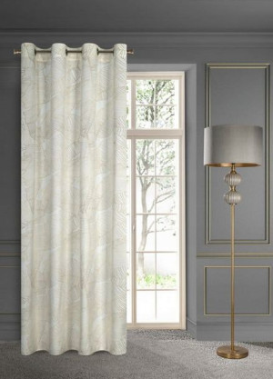 Zasłona Welur Velvet Na Przelotkach 140x250 Beżowa