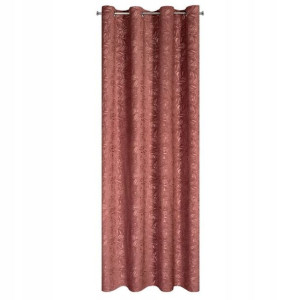 Zasłona Przelotki Welur Velvet 140x250 Cm Różowa