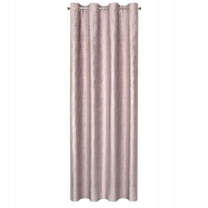 Zasłona Przelotki Welurowa Velvet 140x250 Różowa