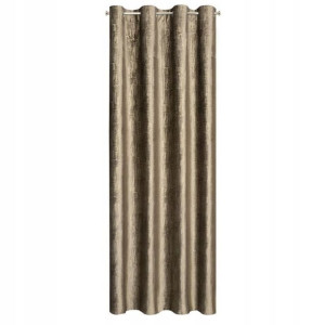 Zasłona Przelotki Welurowa Velvet 140x250 Brązowa